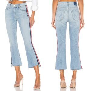 Mother Superior Womens Insider Crop Step Fray Jeans Size 25 Thanks‎ Again Racer